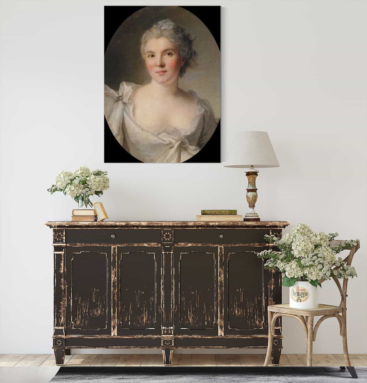 Portrait De Femme  by Jean Marc Nattier