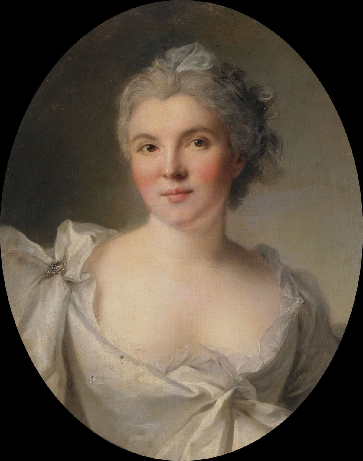 Portrait De Femme  by Jean Marc Nattier