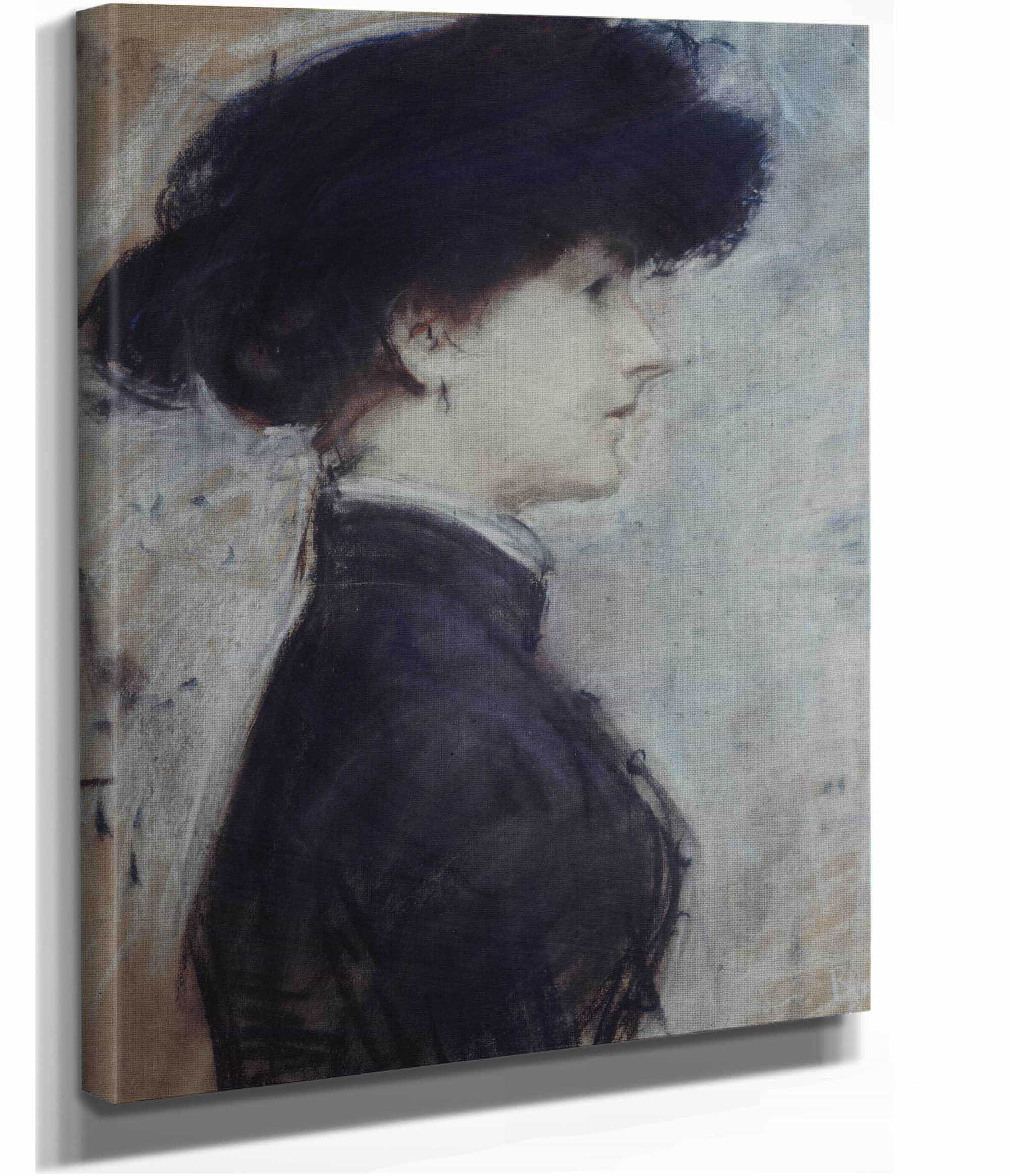 Portrait De Femme De Profil by Paul Cesar Helleu