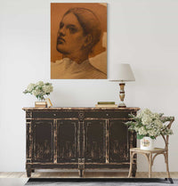 Portrait De Femme De Trois Quarts by Pierre Puvis De Chavannes