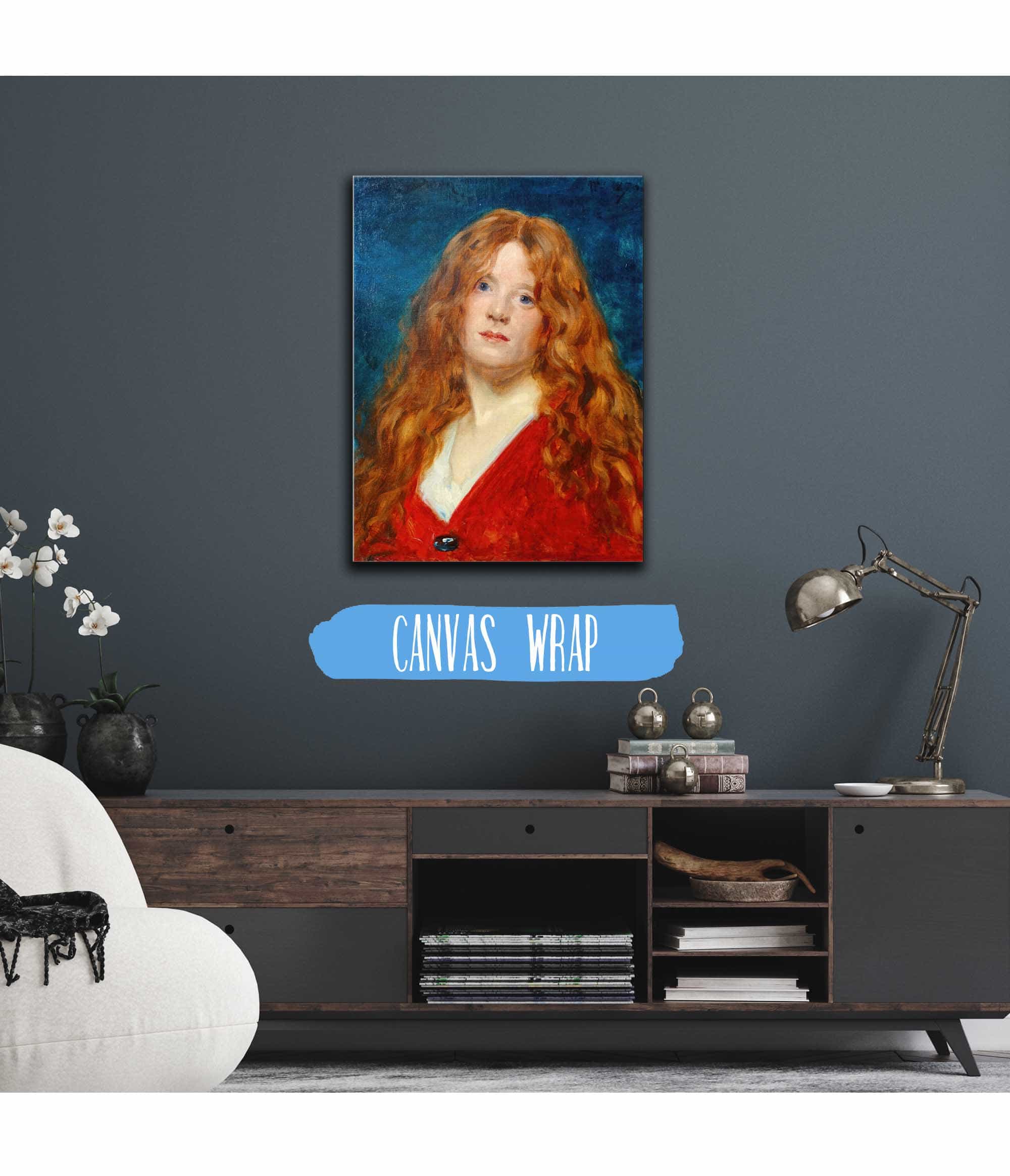 Portrait De Femme Rousse by Carolus Duran