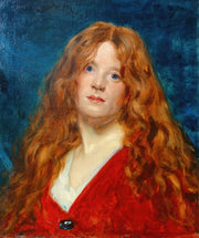 Portrait De Femme Rousse by Carolus Duran