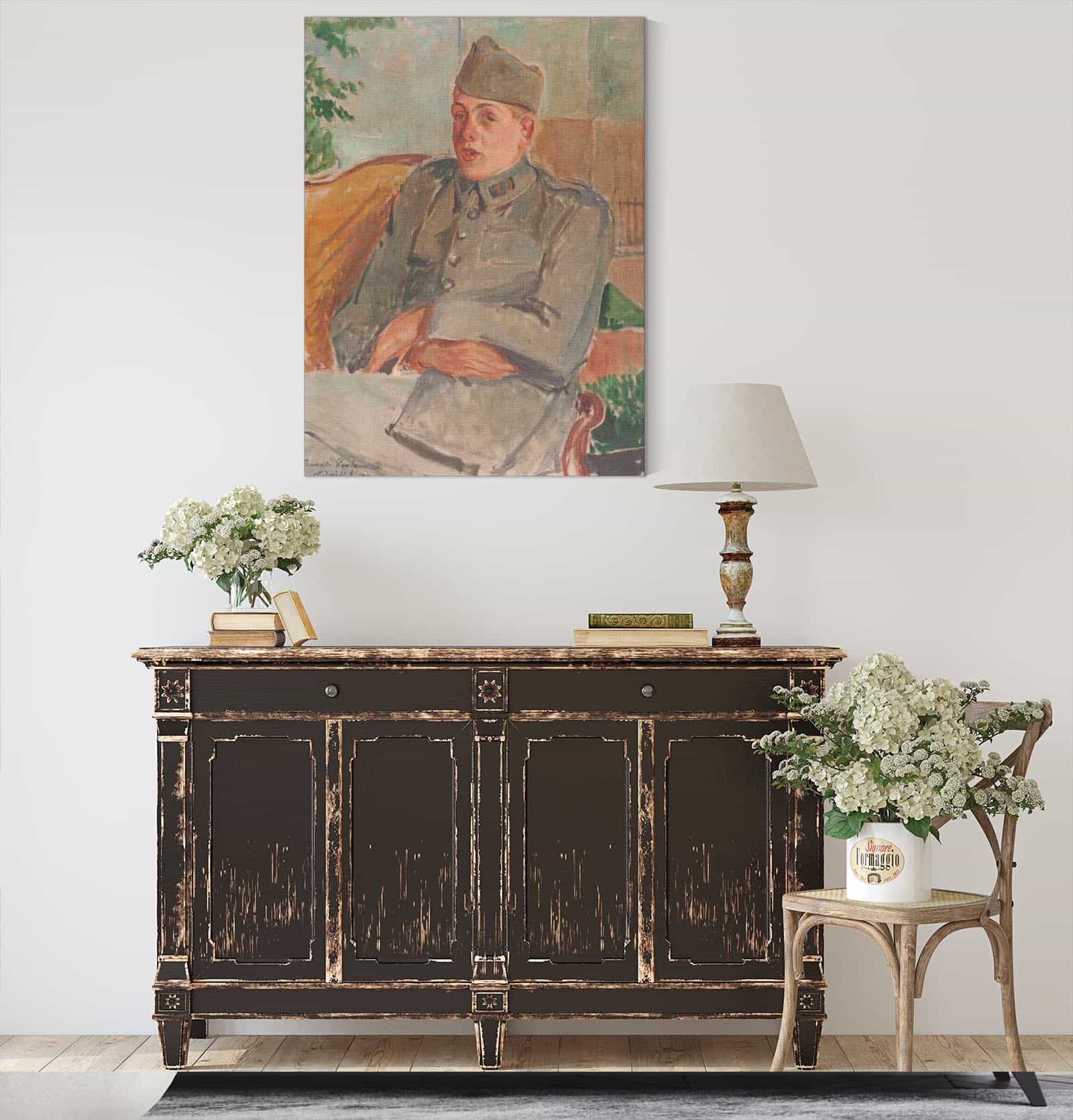 Portrait De Francis Poulenc by Jacques Emile Blanche