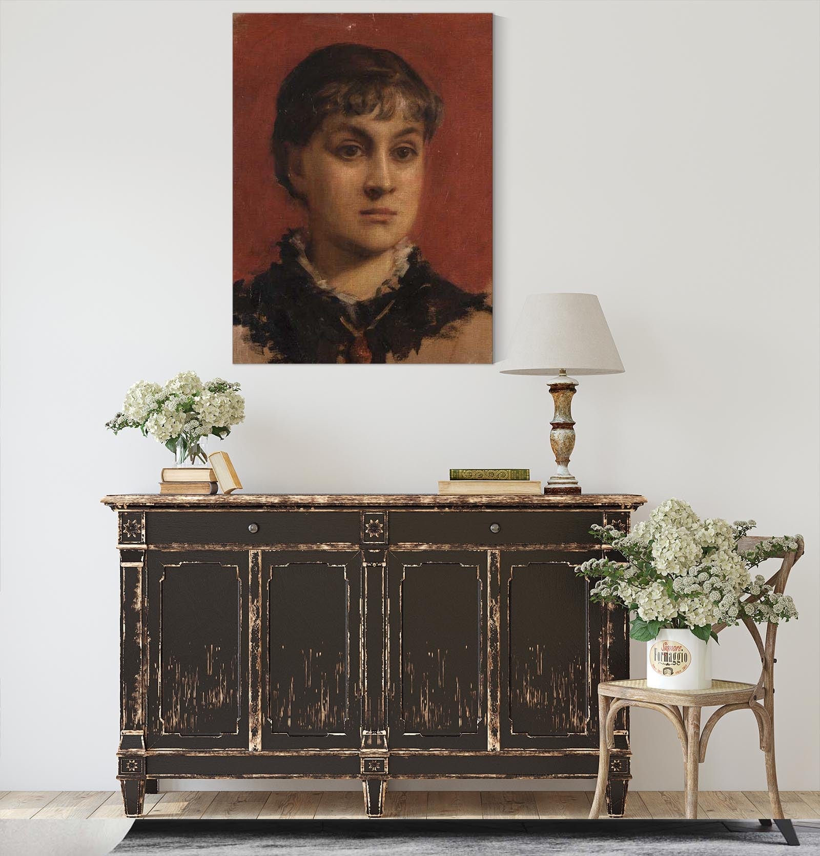 Portrait De Jacqueline Comerre Paton by Leon Francois Comerre