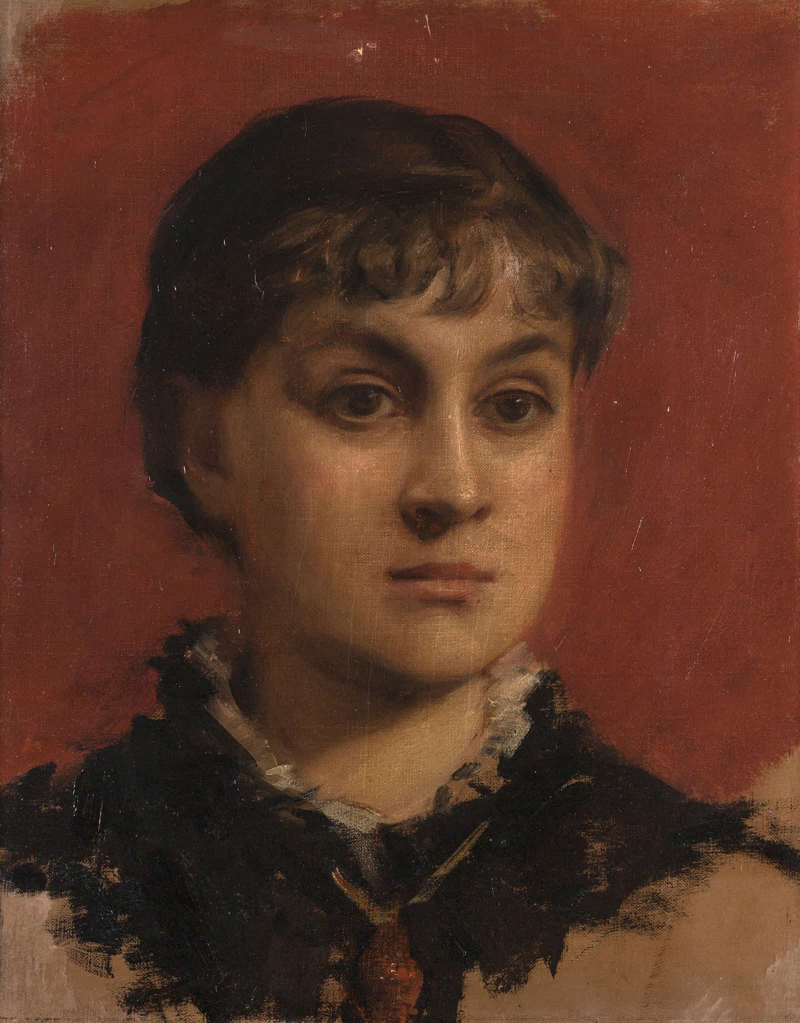 Portrait De Jacqueline Comerre Paton by Leon Francois Comerre