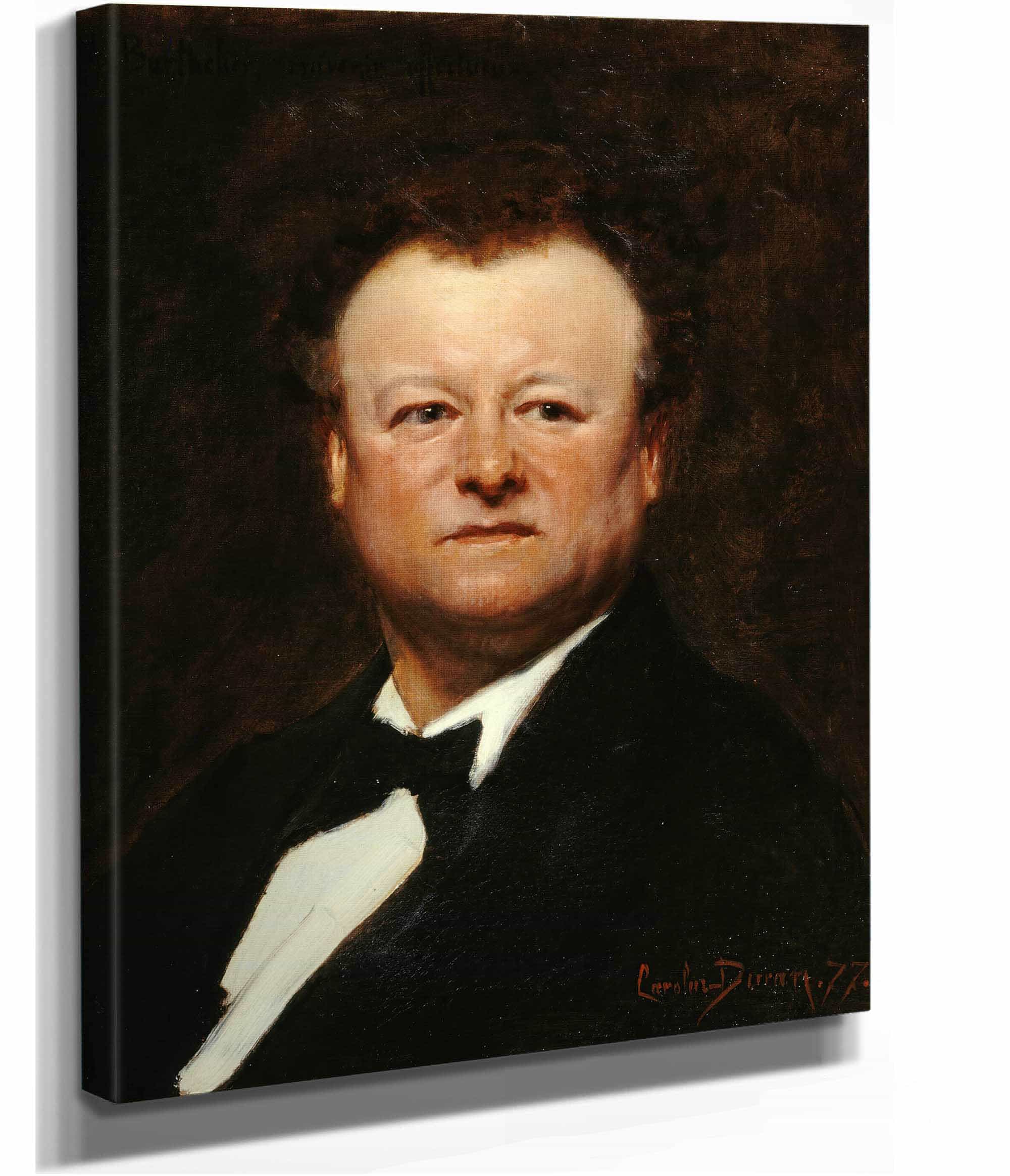Portrait De Jean Francois Berthelier Chanteur by Carolus Duran