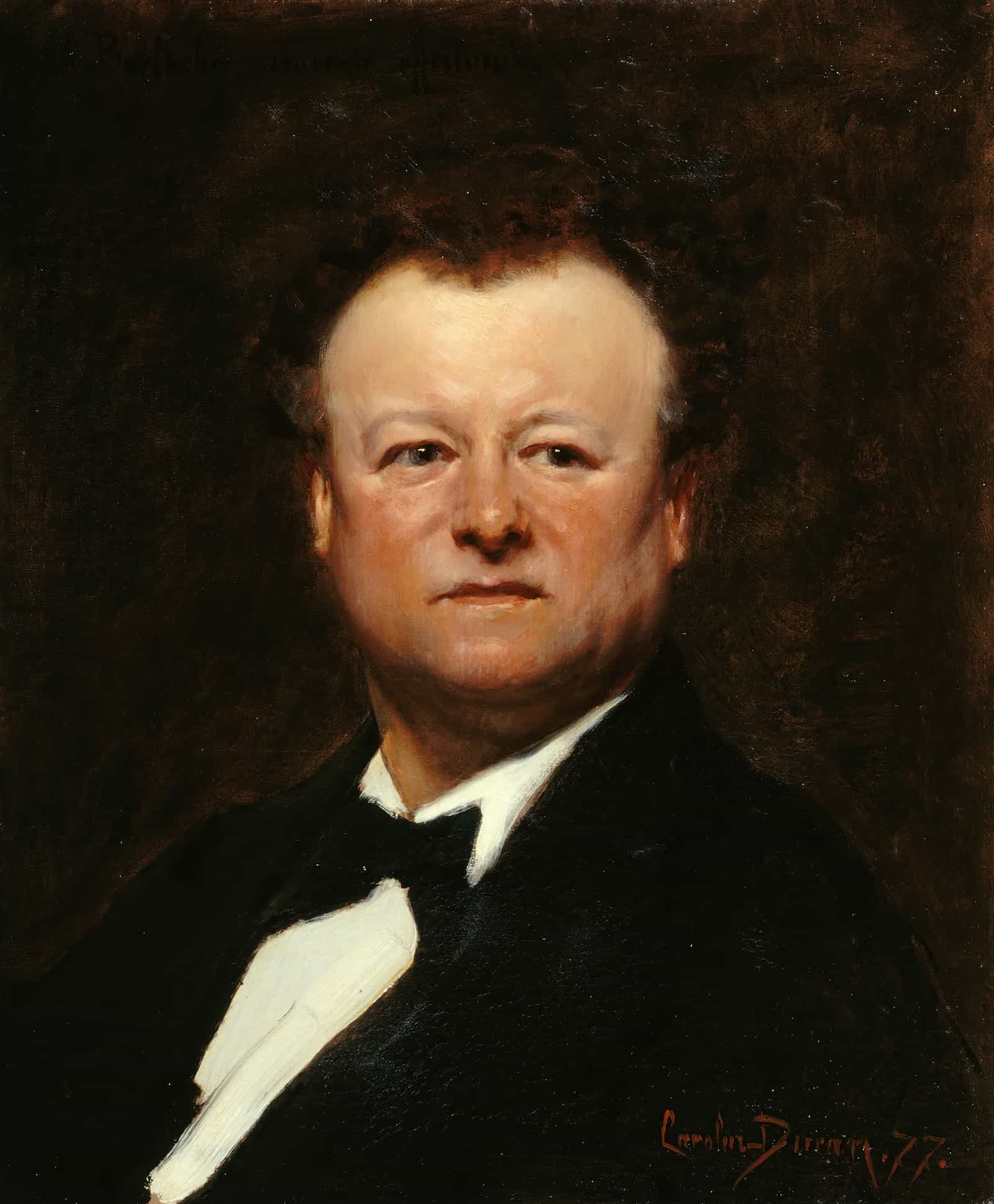 Portrait De Jean Francois Berthelier Chanteur by Carolus Duran