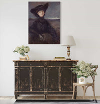 Portrait De La Comtesse Anna De Noailles Nee Brancovan Poetesse by Jean Louis Forain