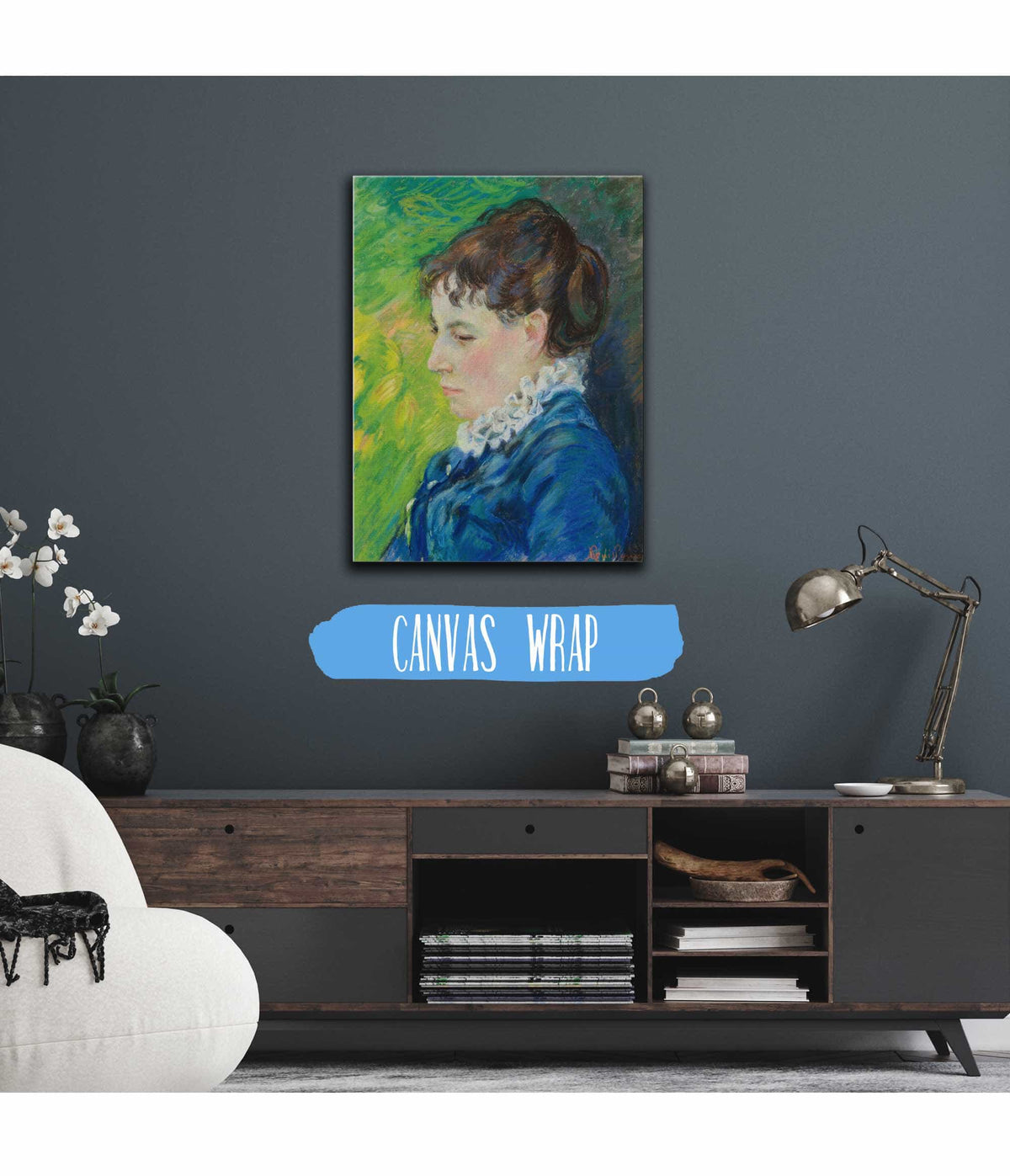 Portrait De La Femme De Lartiste by Armand Guillaumin