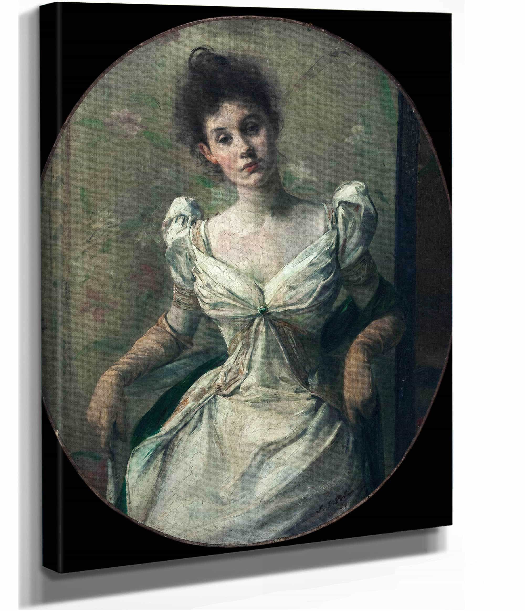 Portrait De Madame Abel Hermant by Jacques Emile Blanche