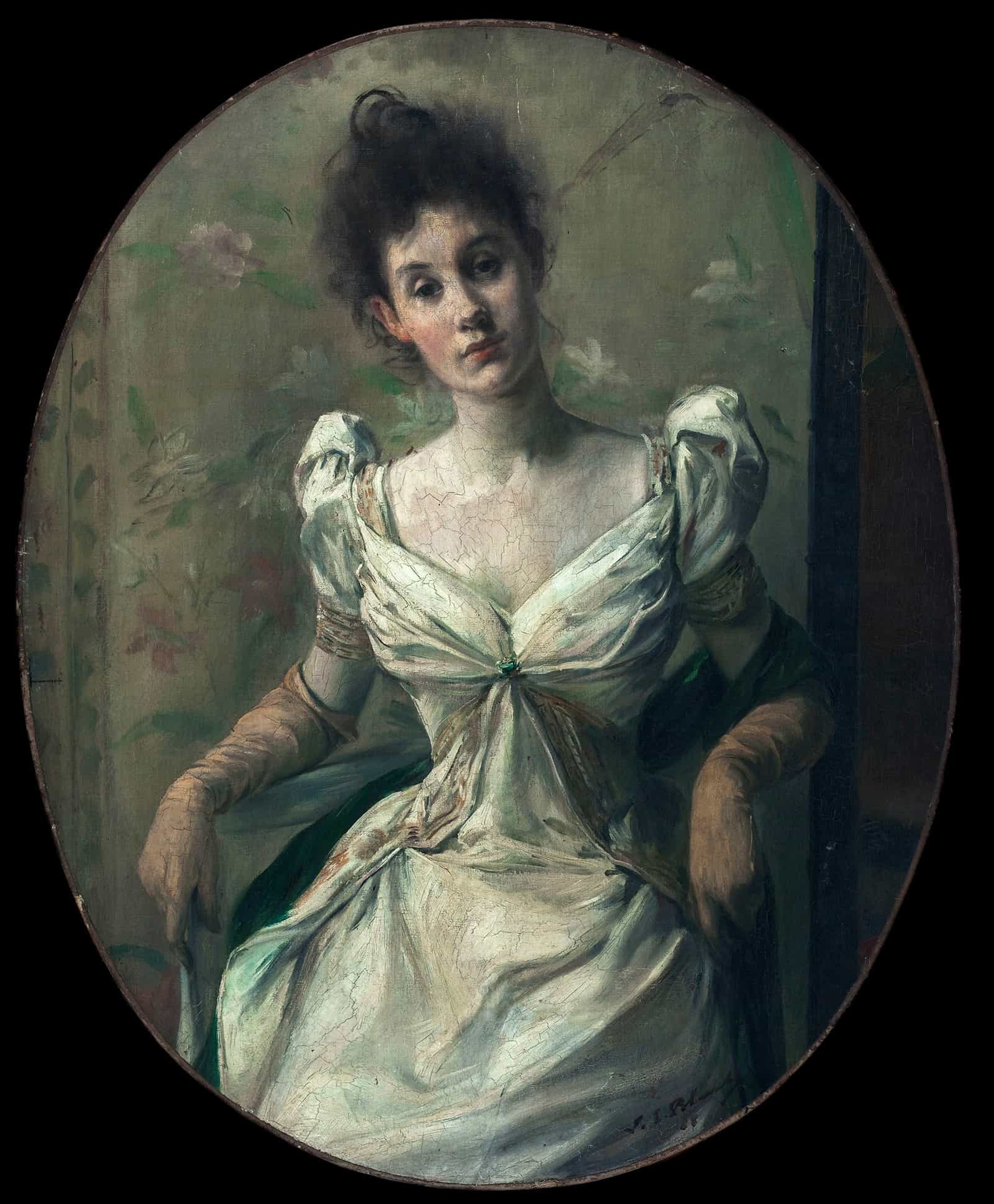 Portrait De Madame Abel Hermant by Jacques Emile Blanche