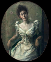Portrait De Madame Abel Hermant by Jacques Emile Blanche