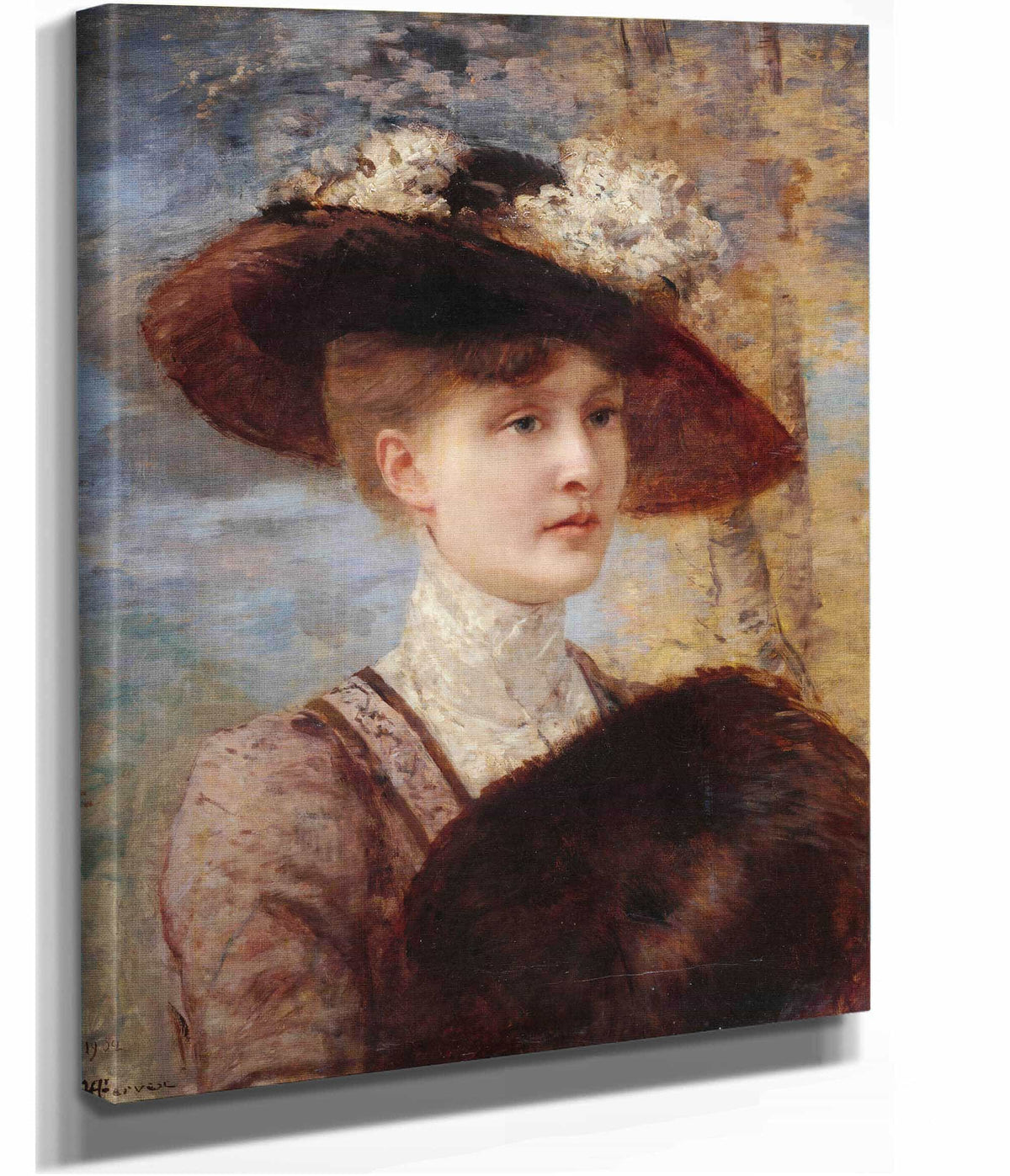 Portrait De Madame De Lorgeril by Henri Gervex