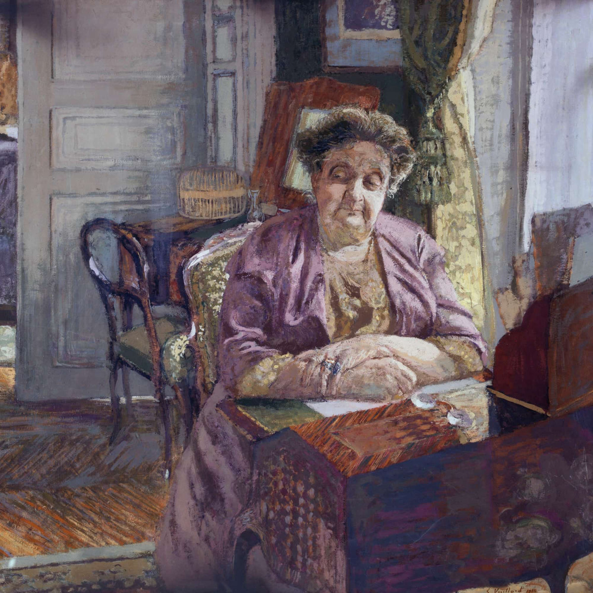 Portrait De Madame Frantz Jourdain by Edouard Vuillard