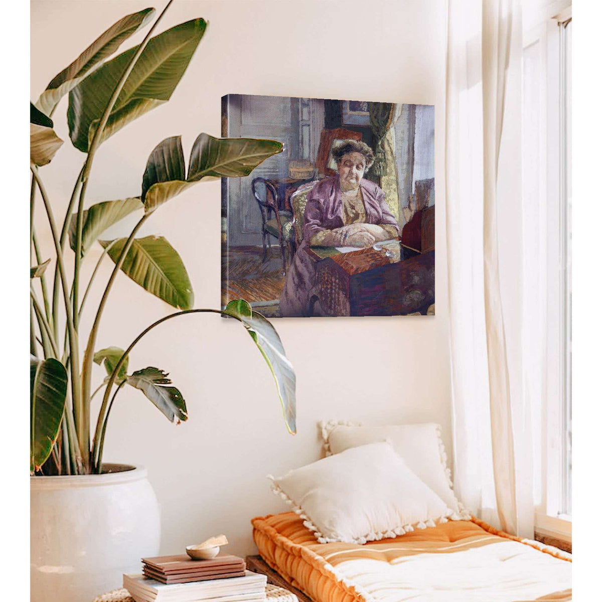 Portrait De Madame Frantz Jourdain by Edouard Vuillard