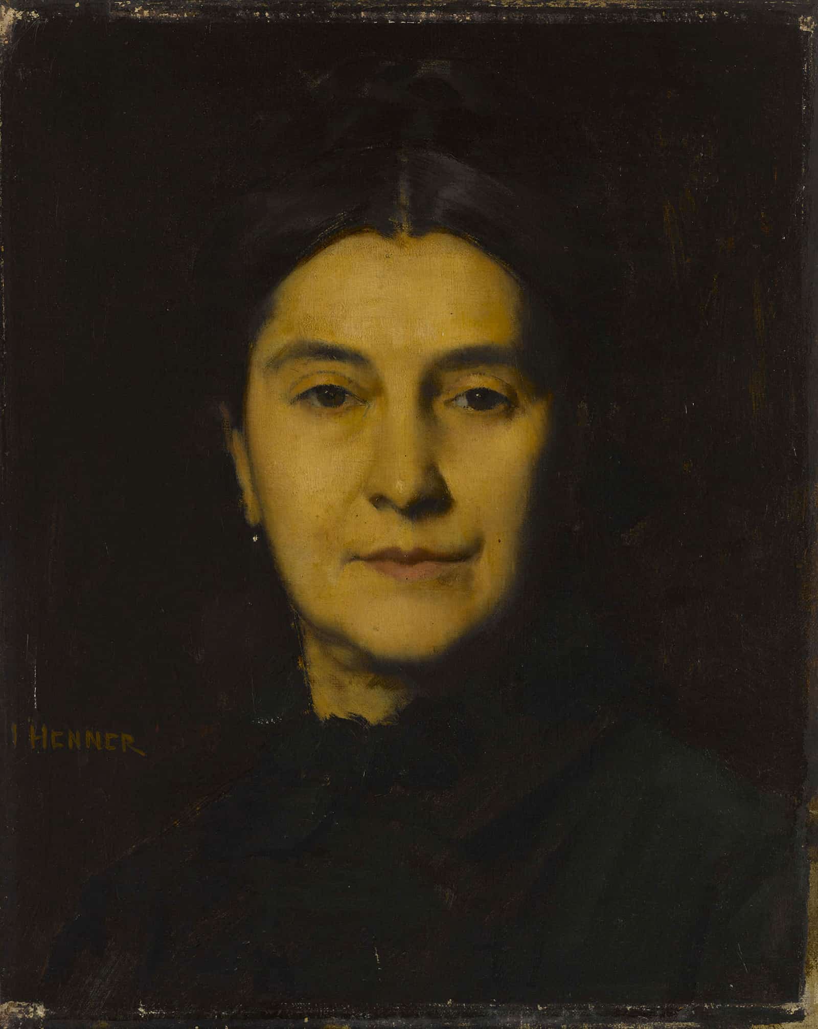 Portrait De Madame Herzog by Jean Jacques Henner