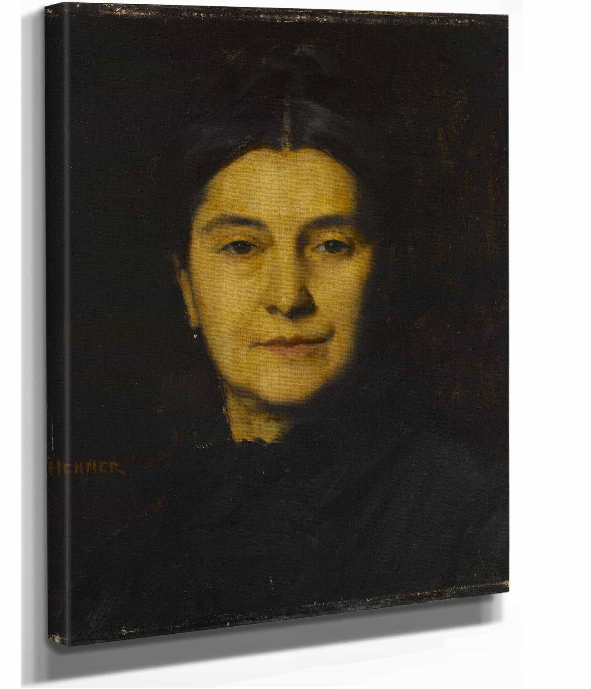 Portrait De Madame Herzog by Jean Jacques Henner