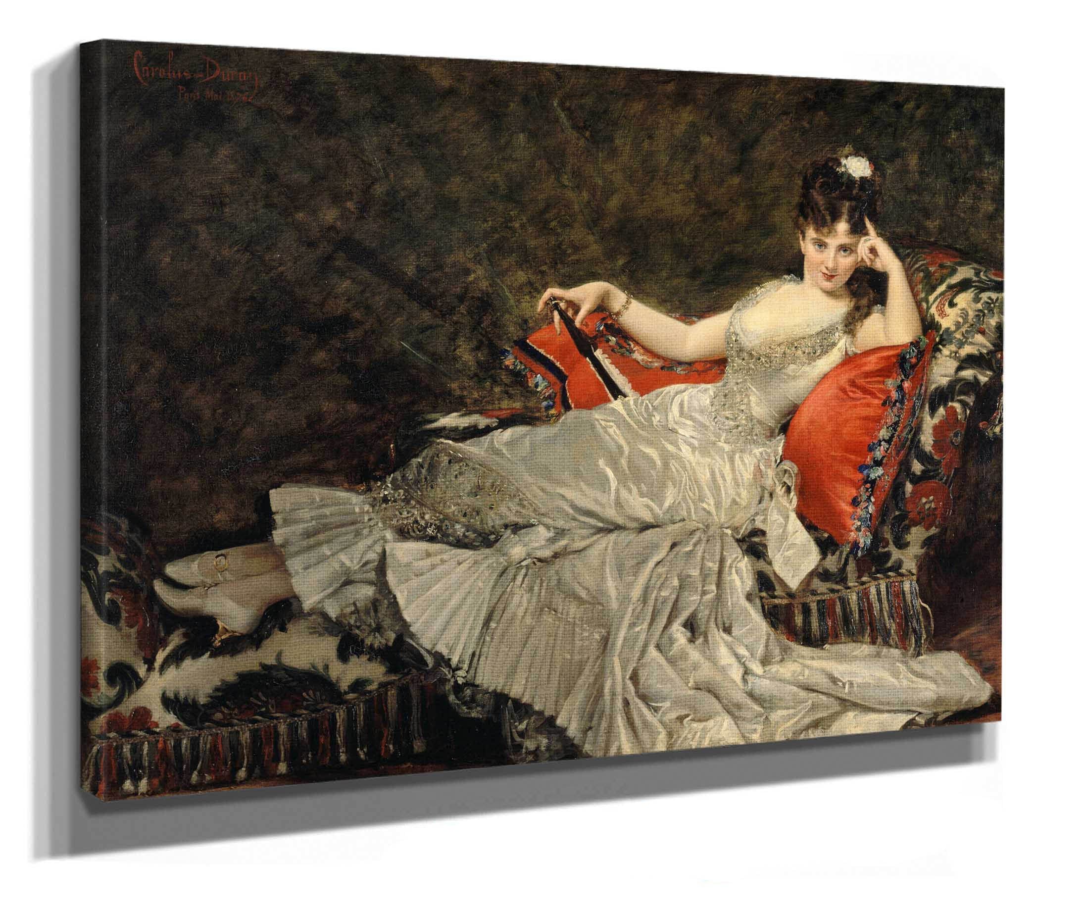 Portrait De Mademoiselle De Lancey by Carolus Duran