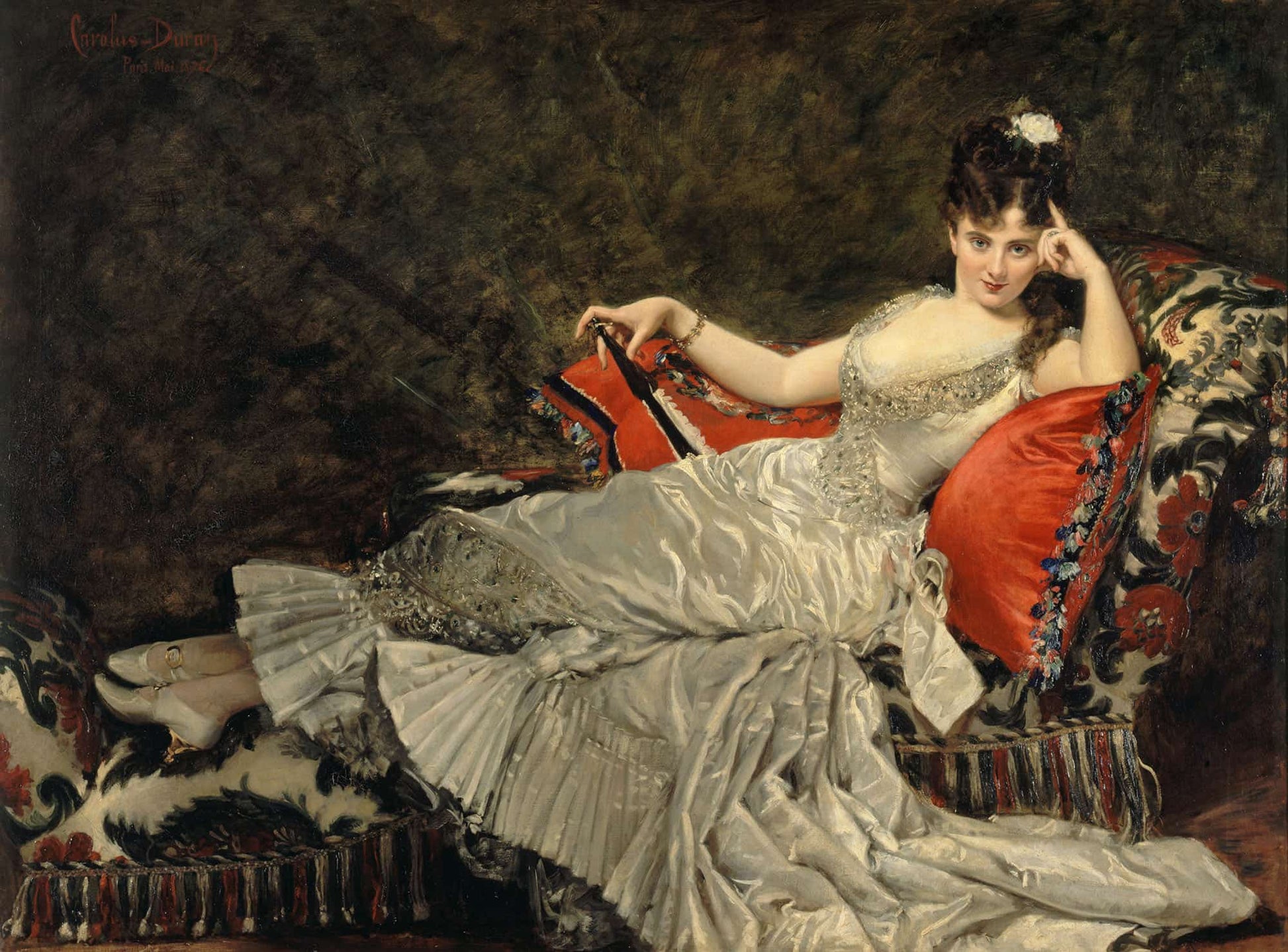 Portrait De Mademoiselle De Lancey by Carolus Duran