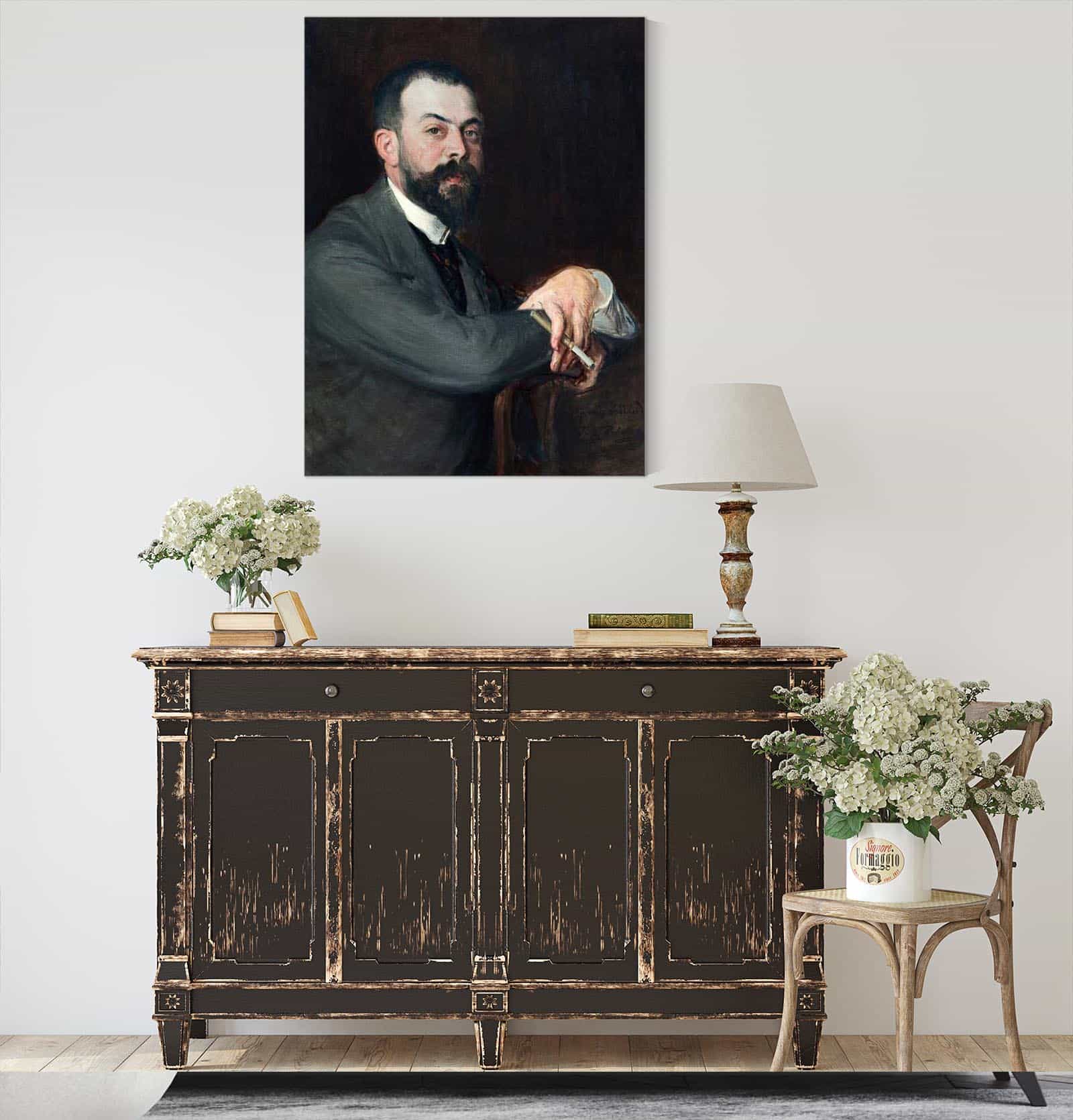 Portrait De Monsieur Leon Pissard Jeune by Jacques Emile Blanche