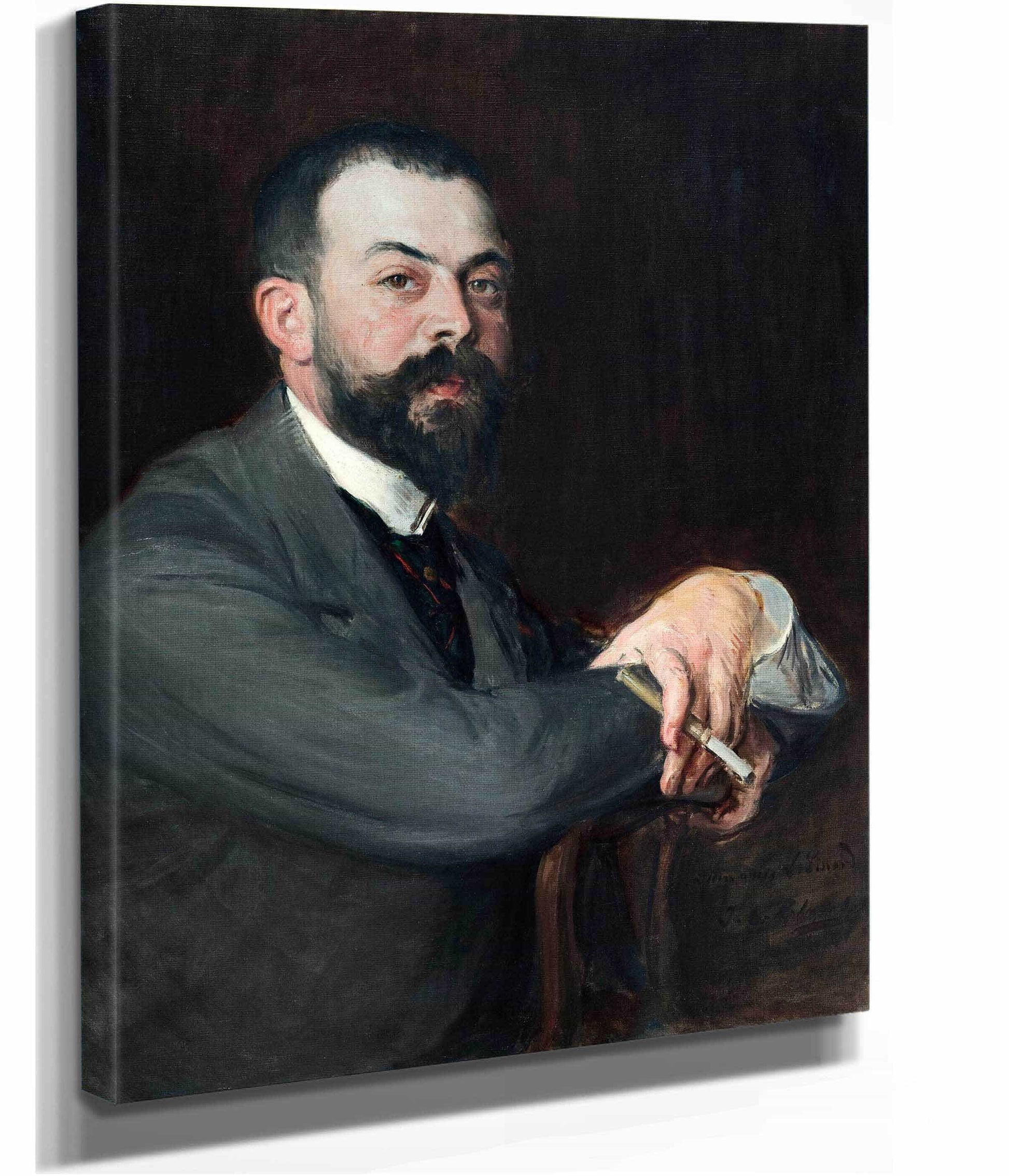 Portrait De Monsieur Leon Pissard Jeune by Jacques Emile Blanche