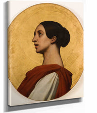 Portrait De Pauline Viardot En Sainte Cecile by Ary Scheffer
