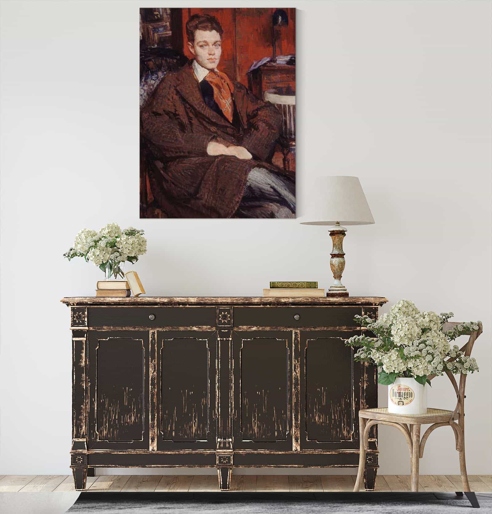 Portrait De Rene Crevel Ecrivain by Jacques Emile Blanche