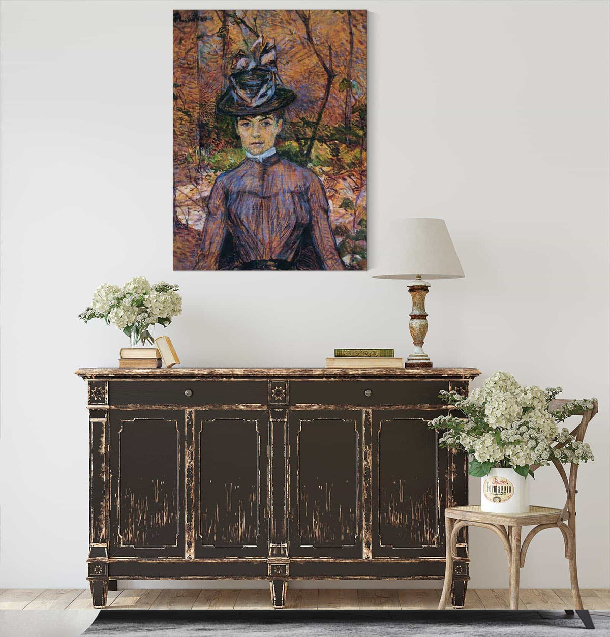 Portrait De Suzanne Valadon by Henri De Toulouse Lautrec