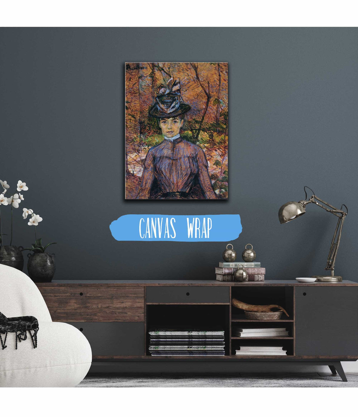 Portrait De Suzanne Valadon by Henri De Toulouse Lautrec