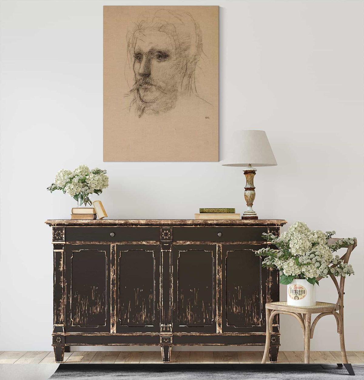 Portrait Dhomme by Pierre Puvis De Chavannes