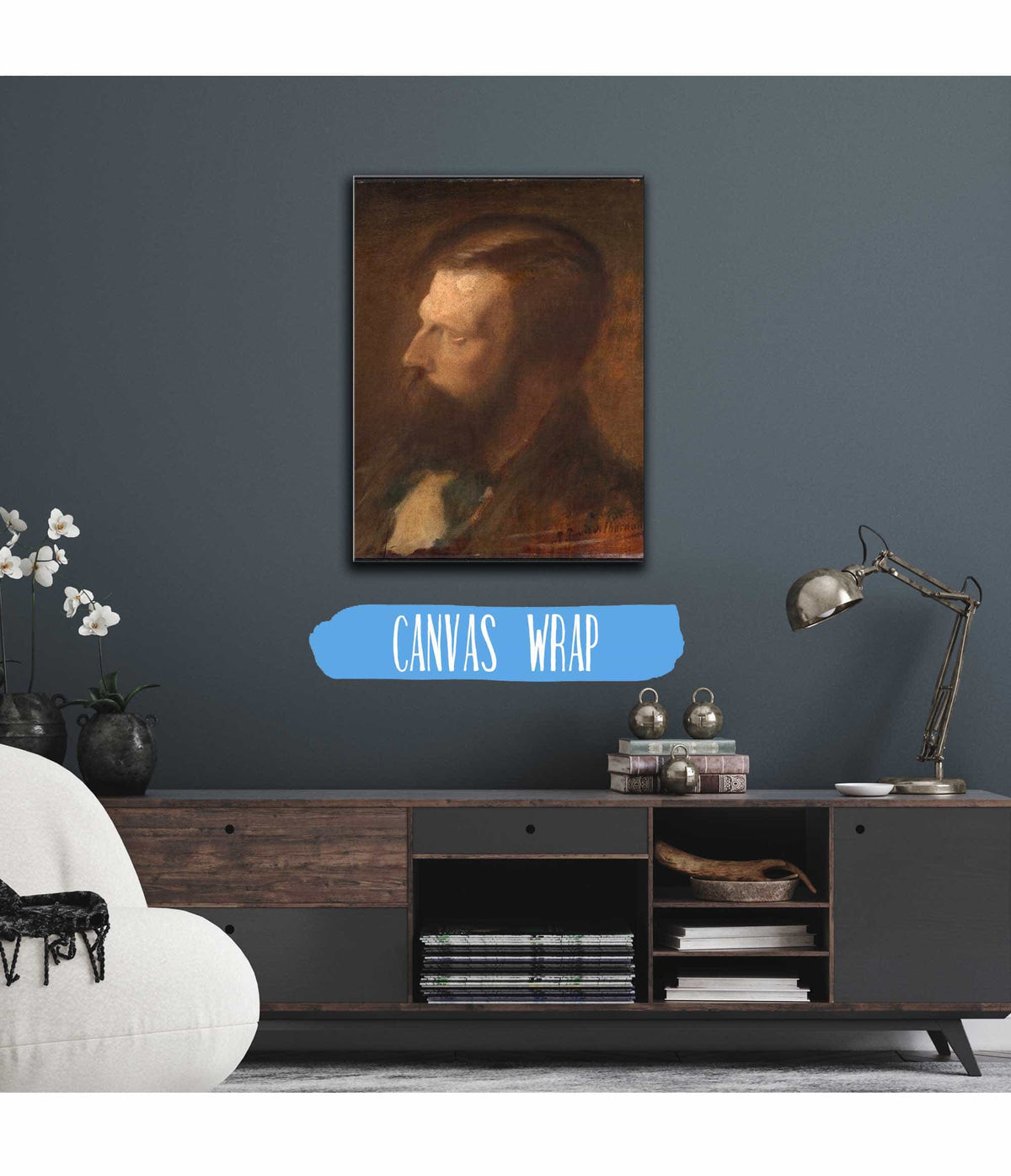 Portrait Dhomme by Pierre Puvis De Chavannes