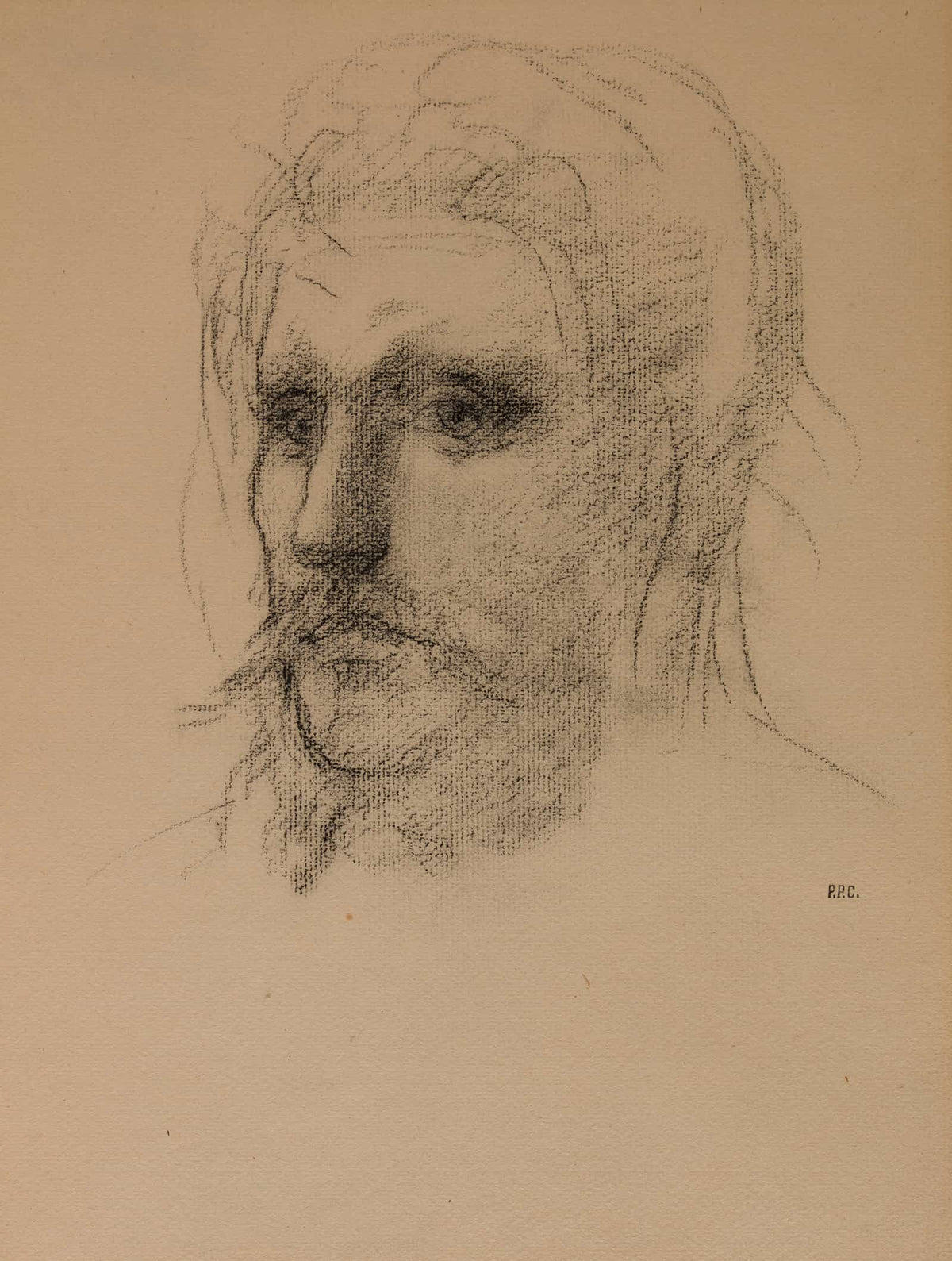 Portrait Dhomme by Pierre Puvis De Chavannes
