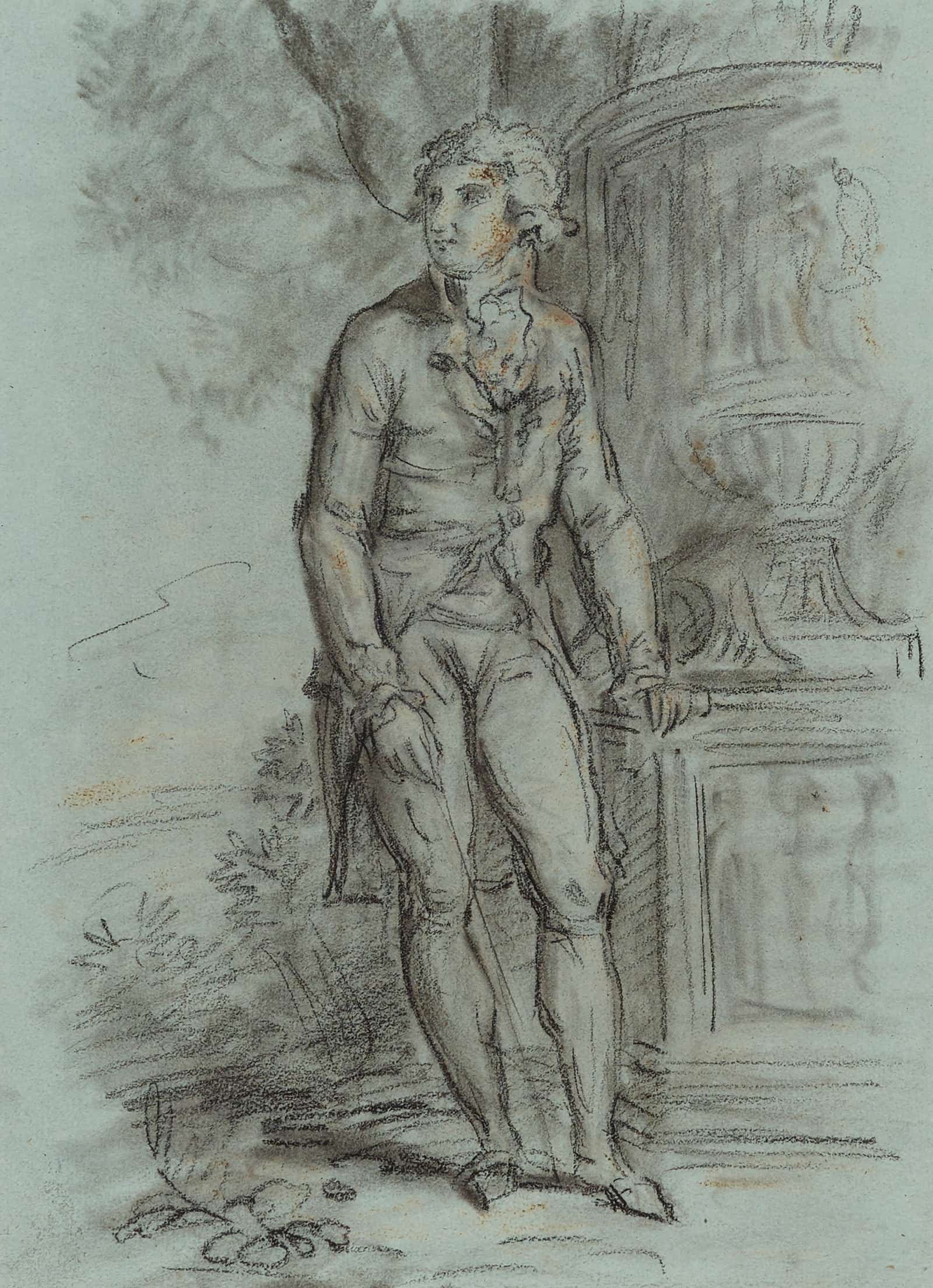 Portrait Dinconnu by Pierre Paul Prudhon