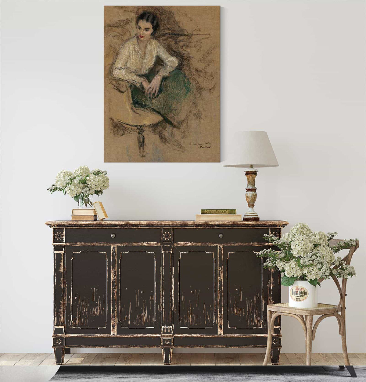 Portrait Direne Montanet by Edouard Vuillard