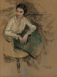 Portrait Direne Montanet by Edouard Vuillard