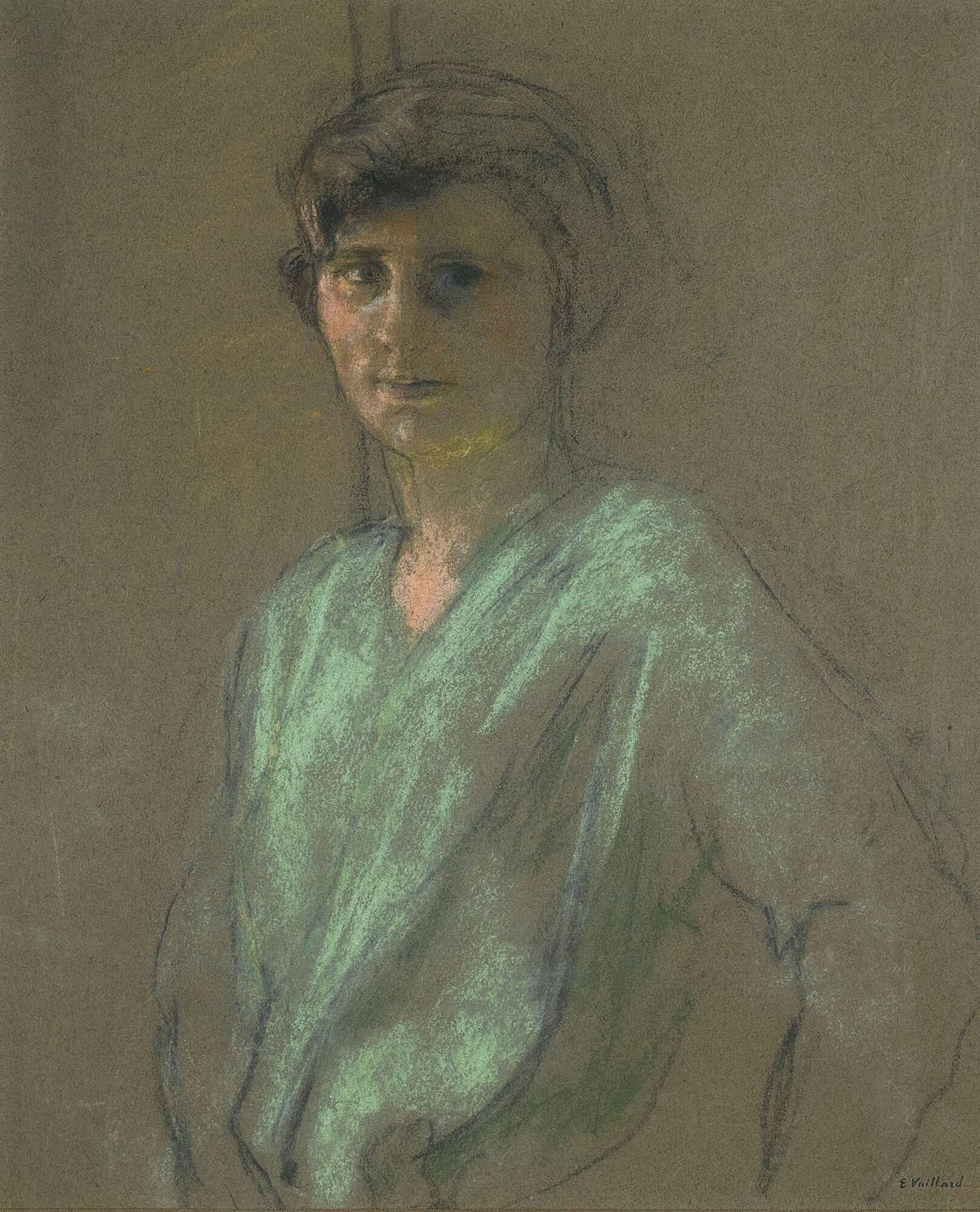 Portrait Direne Montanet by Edouard Vuillard