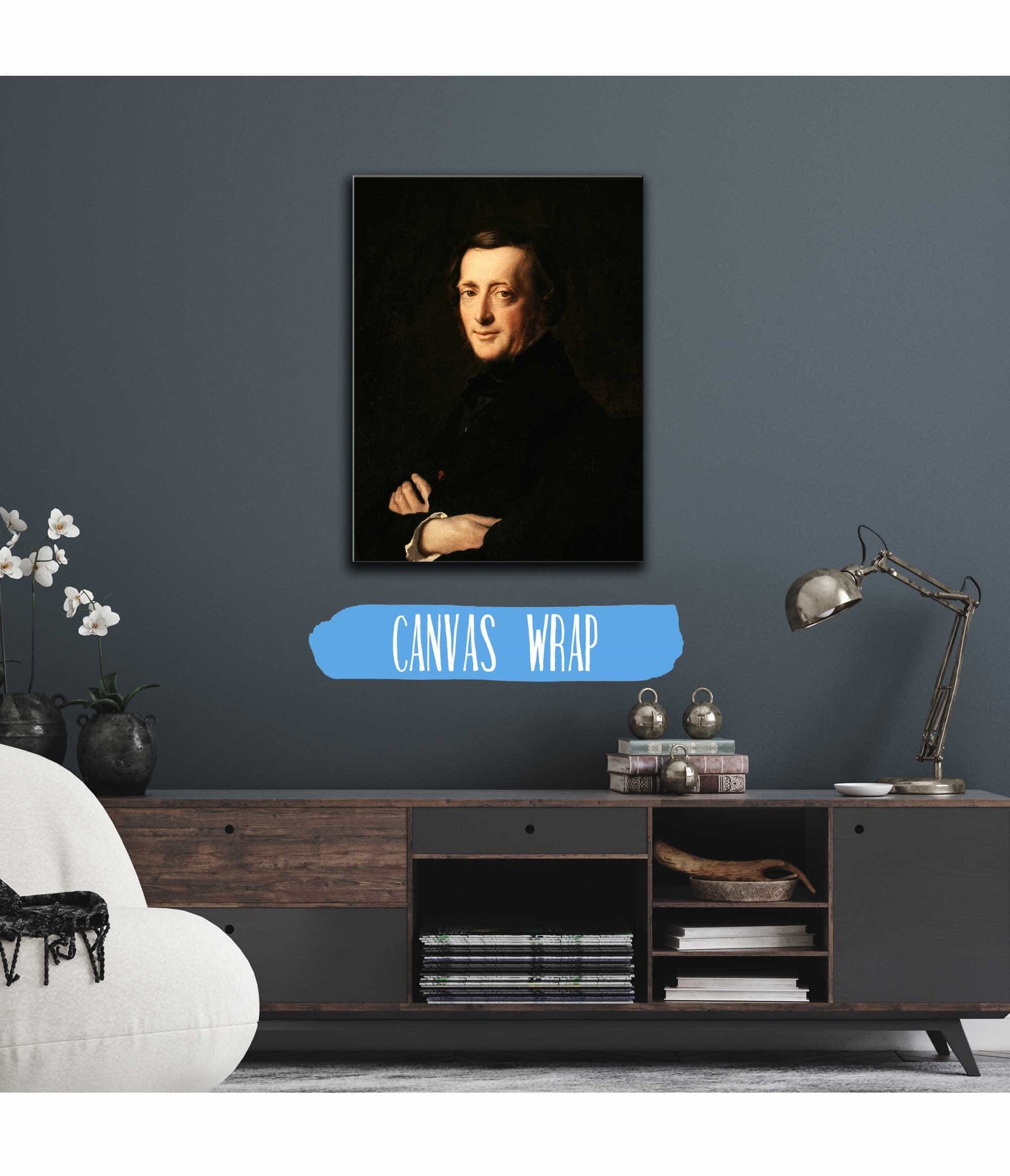 Portrait Du Docteur Mg Worms by Henri Lehmann