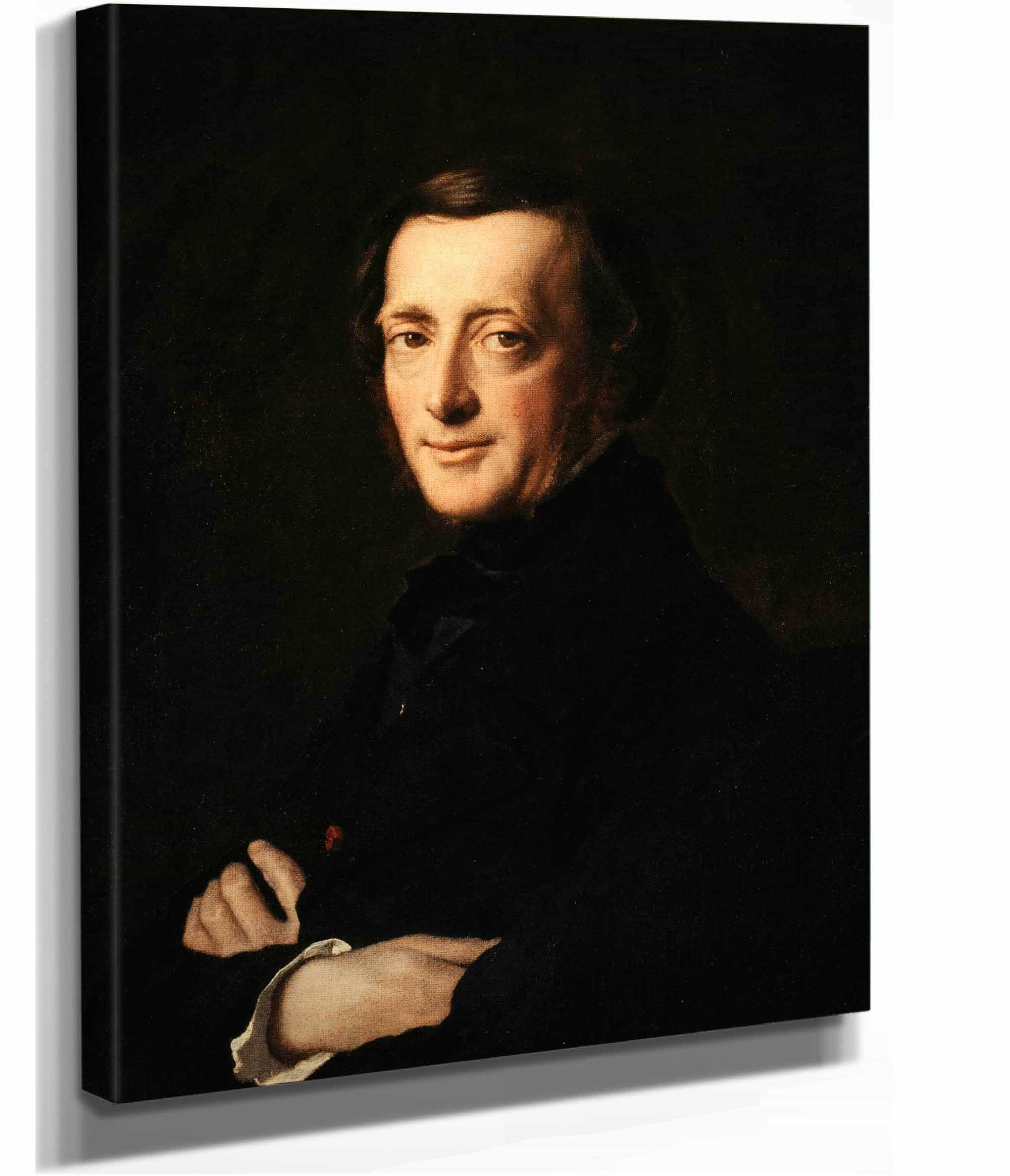Portrait Du Docteur Mg Worms by Henri Lehmann
