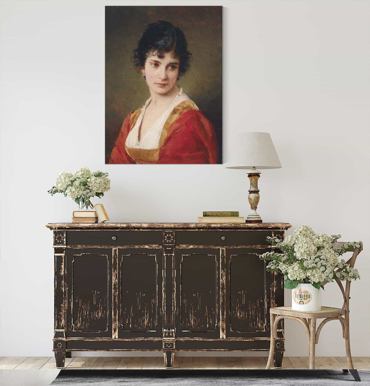 Portrait Einer Jungen Frau by Eugen Von Blaas