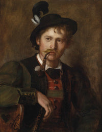 Portrait Eines Jungen Tirolers by Franz Von Defregger
