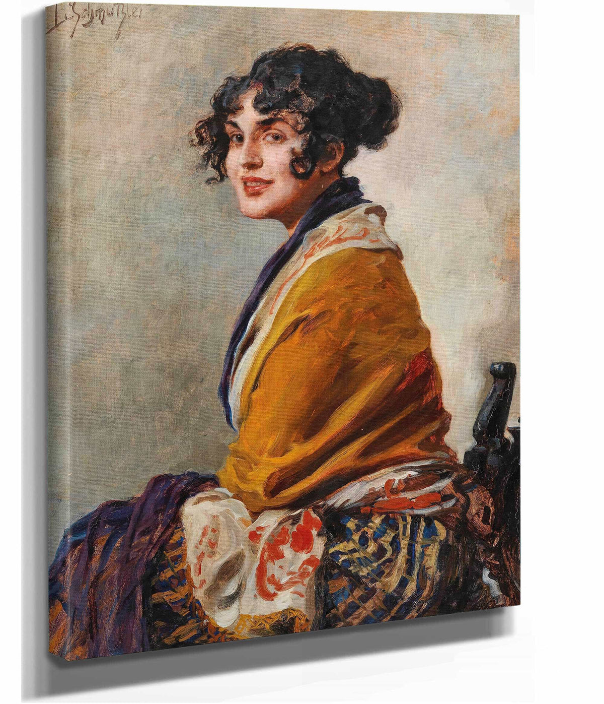 Portrait Lili Marberg by Leopold Schmutzler