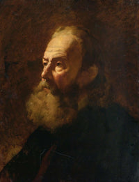 Portrait Of A Bearded Man Bust Length by William Etty