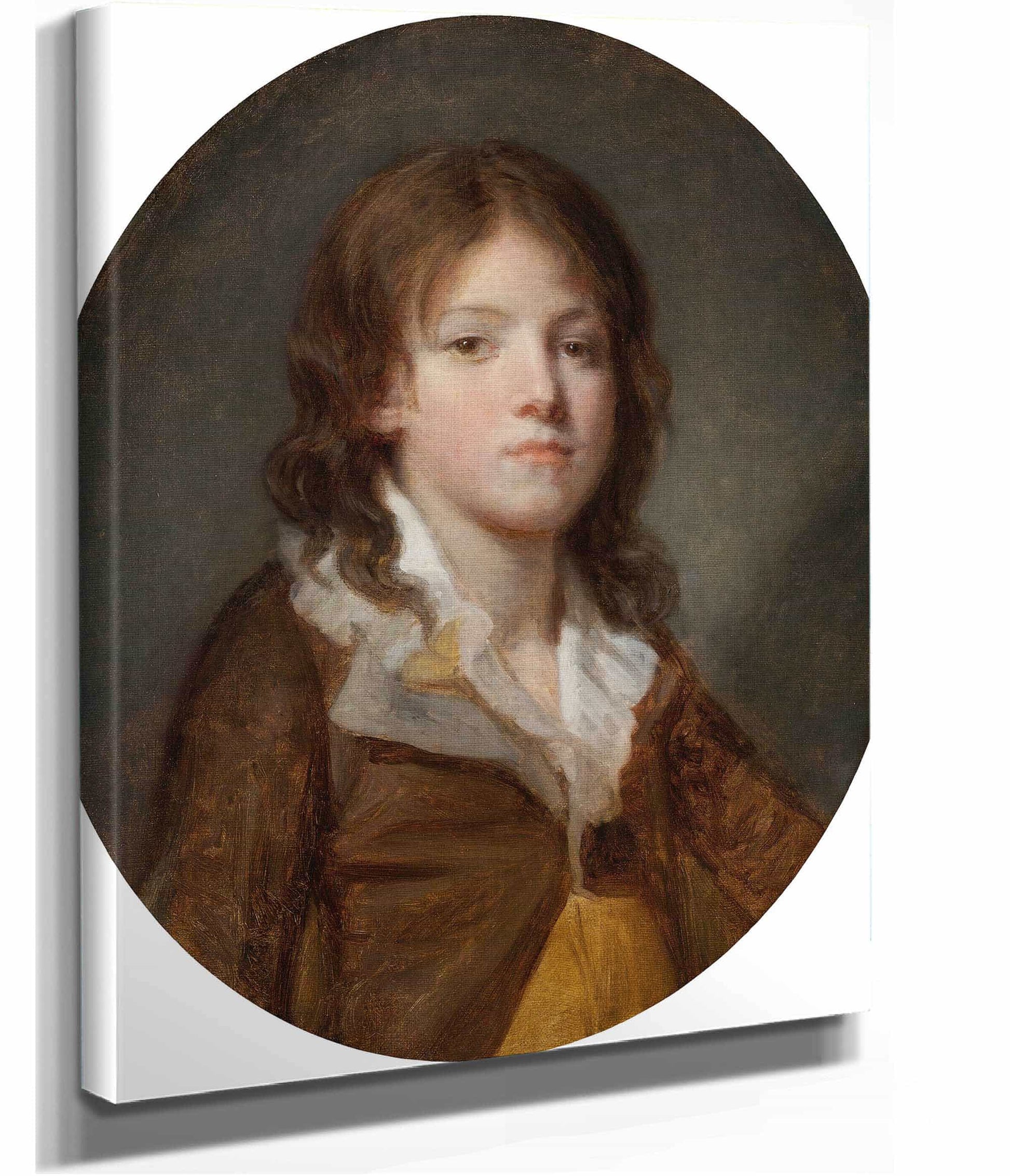 Portrait Of A Boy  Charles Duc De Normandie Dauphin Of France by Jean Baptiste Greuze