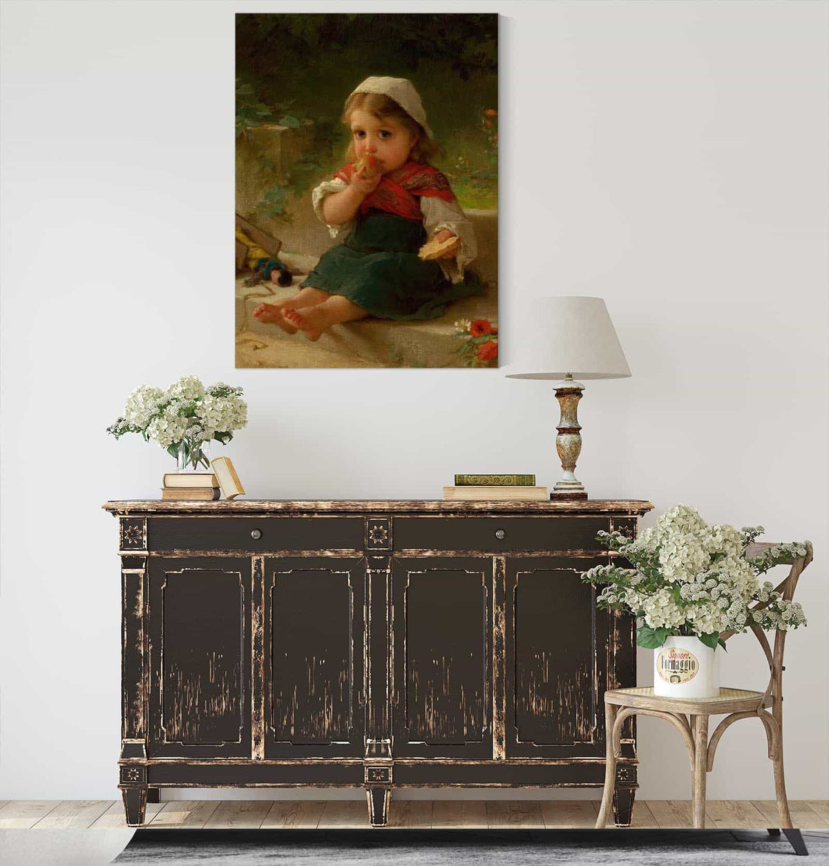 Portrait Of A Child by Emile Munier