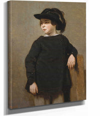 Portrait Of A Child by Jean Baptiste Camille Corot