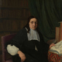Portrait Of A Collector Possibly Constantijn Sennepart  by Adriaen Van Ostade