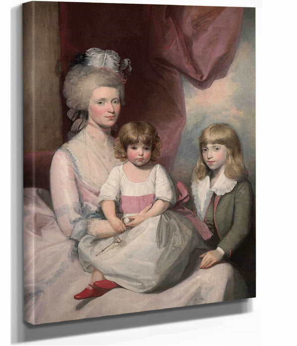 Portrait Of A Family  by Gilbert Stuart