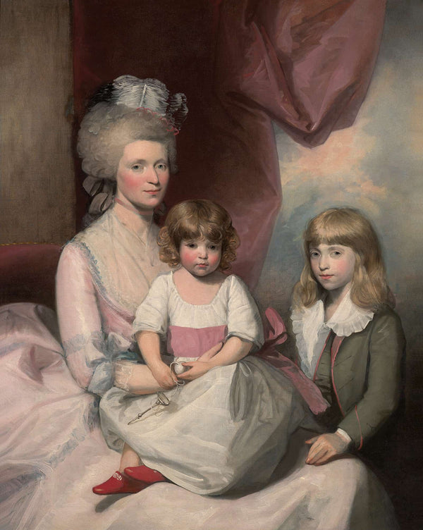 Portrait Of A Family  by Gilbert Stuart