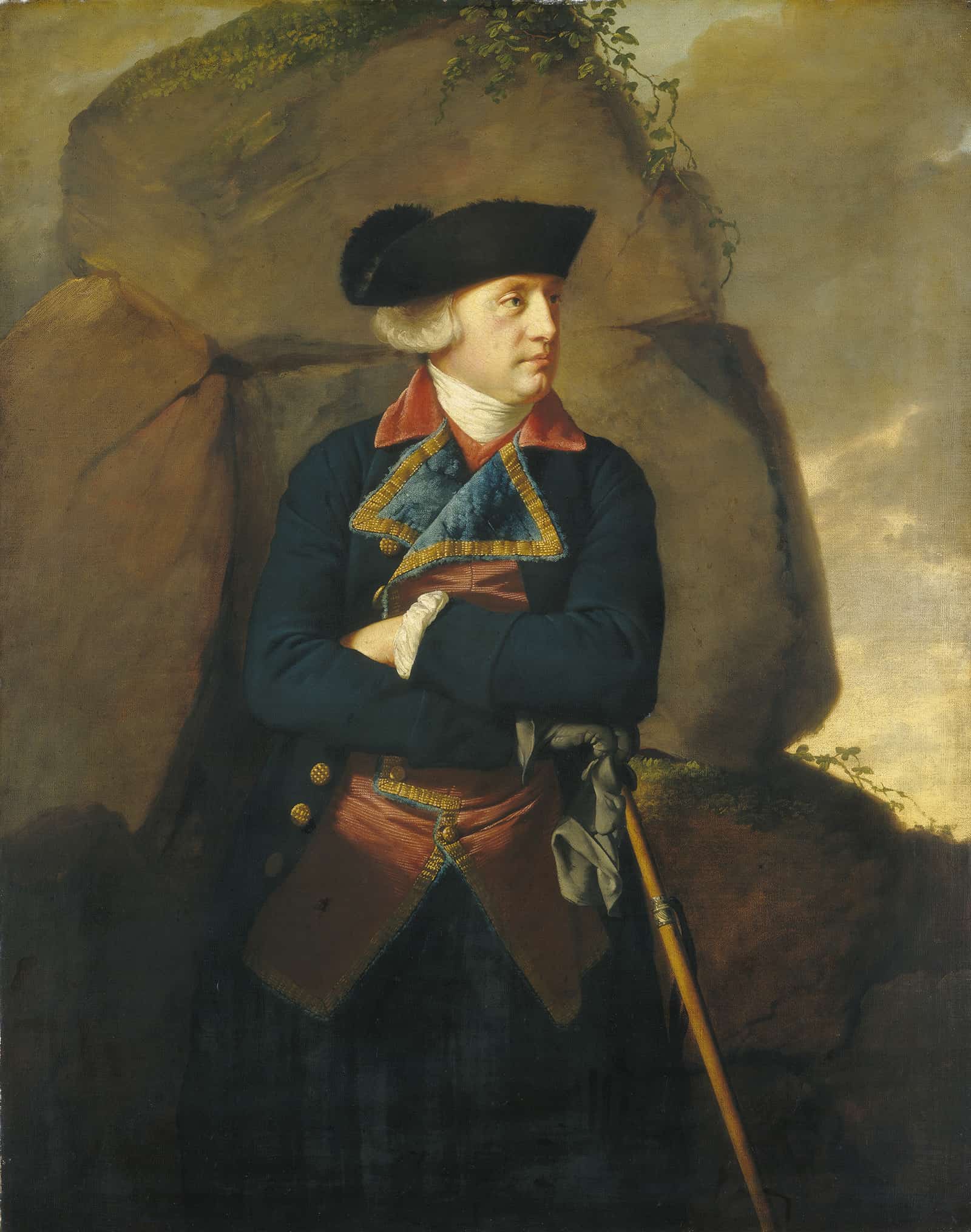 Portrait Of A Gentleman  by Joseph Wright Of Derby