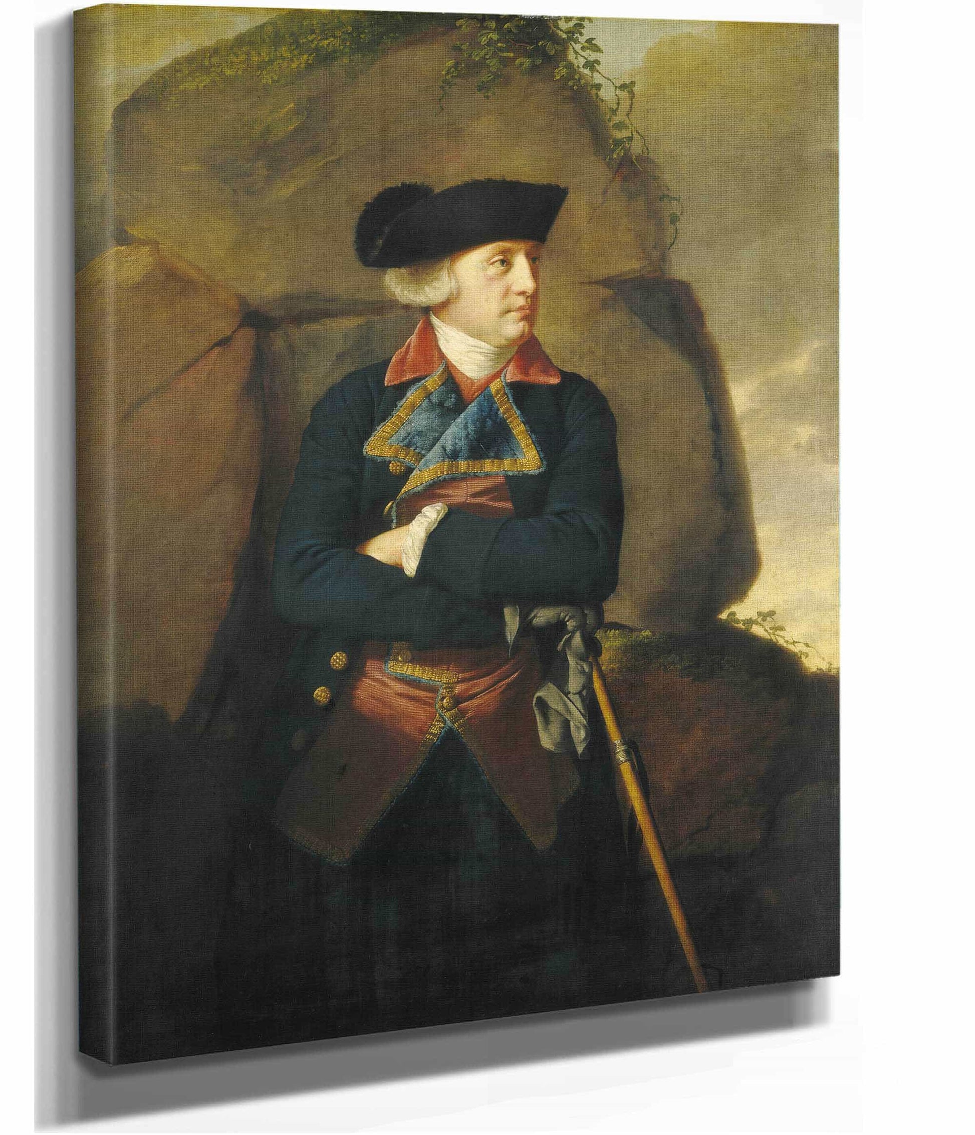 Portrait Of A Gentleman  by Joseph Wright Of Derby